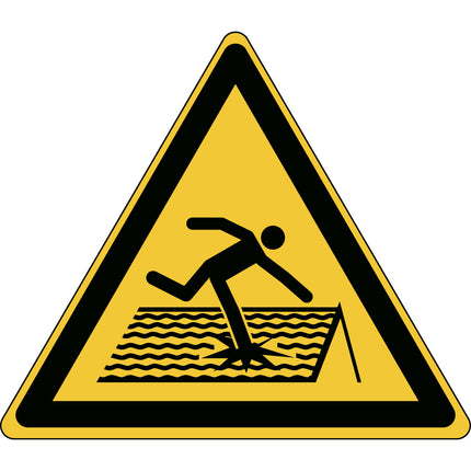 ISO Safety Sign  Fragile roof