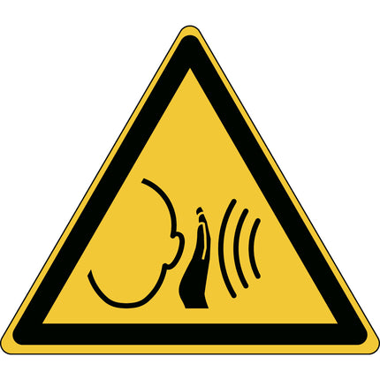 ISO Safety Sign  Sudden loud noise