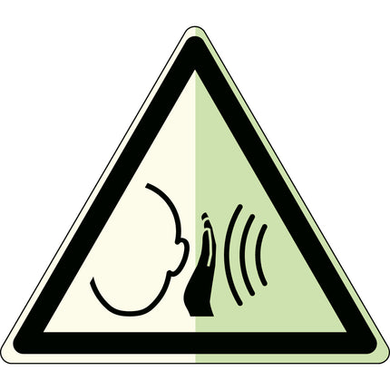 ISO Safety Sign  Sudden loud noise