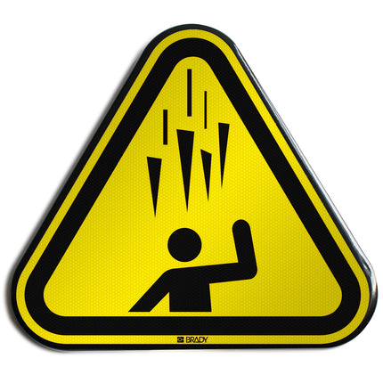 ISO Safety Sign  Warning Falling Ice