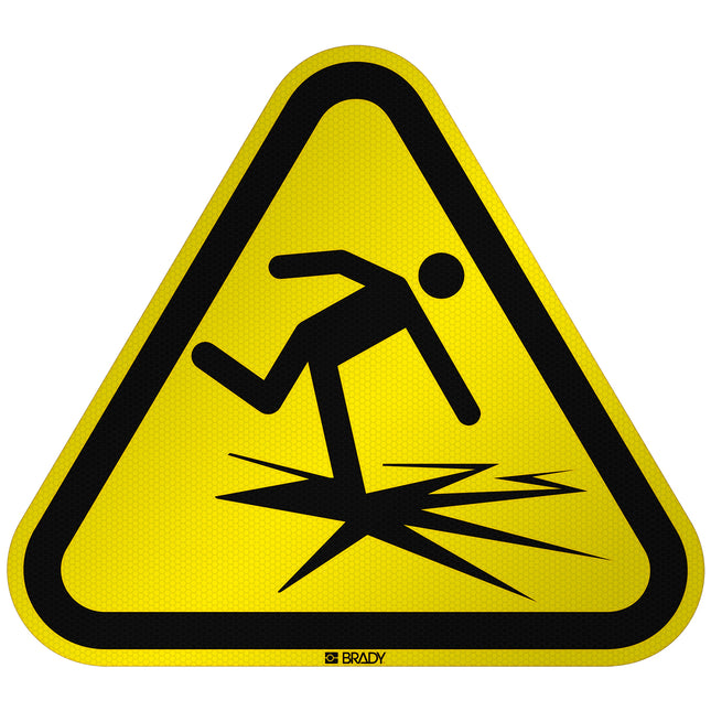 ISO Safety Sign  Warning Thin ice