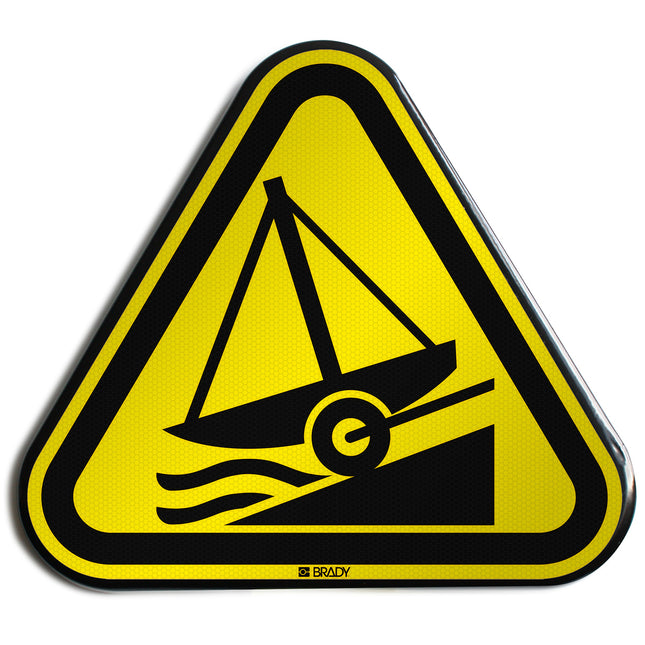 ISO Safety Sign  Warning Slipway