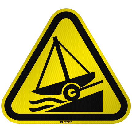 ISO Safety Sign  Warning Slipway