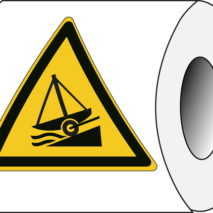 ISO Safety Sign  Warning Slipway