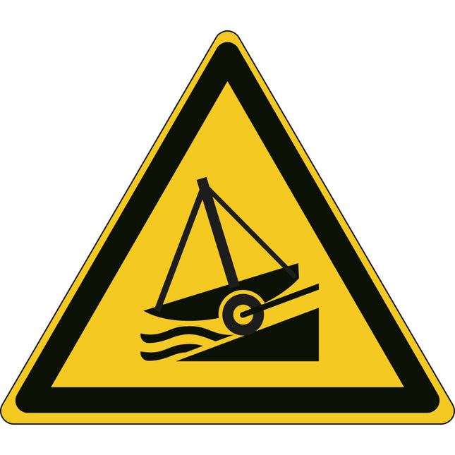 ISO Safety Sign  Warning Slipway