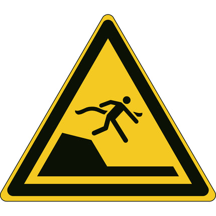 ISO Safety Sign  Warning Sudden drop in swimming or leisure pools