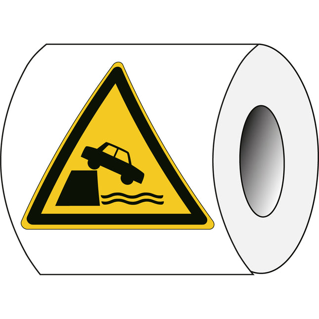 ISO Safety Sign  Warning Unprotected edges