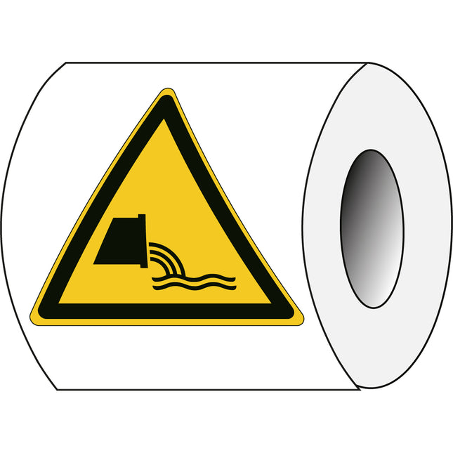 ISO Safety Sign  Warning Sewage effluent outfall