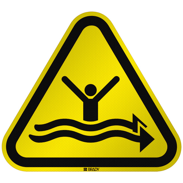 ISO Safety Sign  Warning Strong currents