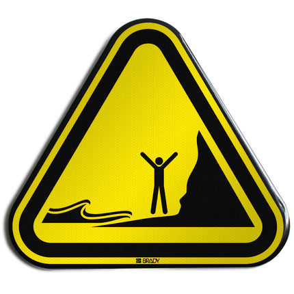 ISO Safety Sign  Warning Incoming tides