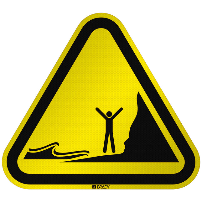 ISO Safety Sign  Warning Incoming tides