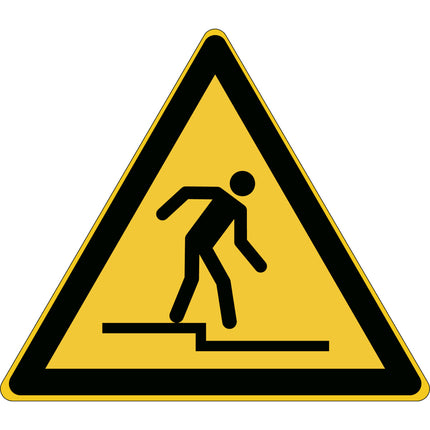 ISO Safety Sign  Warning Step down