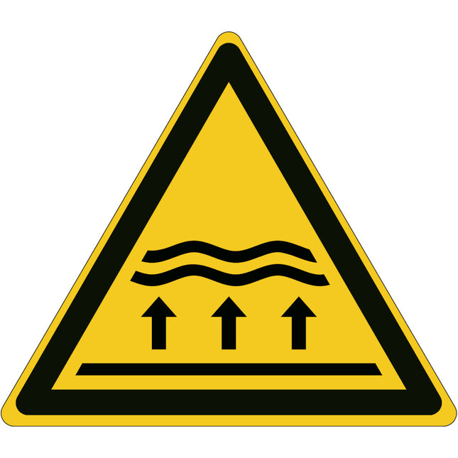 ISO Safety Sign  Warning Flood zone