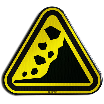ISO Safety Sign Warning Landslide zone