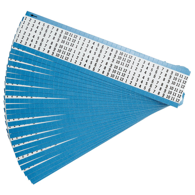 Consecutive Numbers Repeated Wire Markers