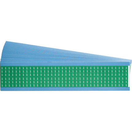 Numerical Legend Vinyl Cloth Wire Marking Coloured Cards