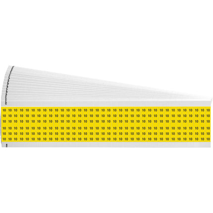 Numerical Legend Vinyl Cloth Wire Marking Coloured Cards