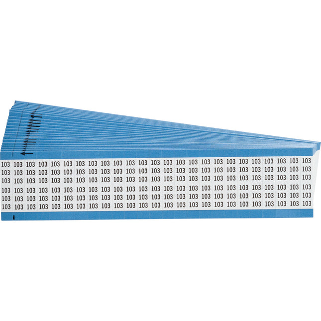 Numerical Legend Vinyl Cloth Wire Marking Cards