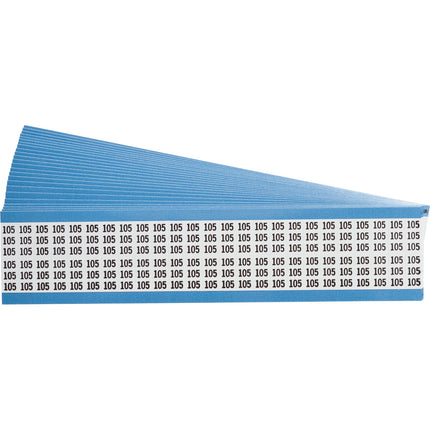Numerical Legend Vinyl Cloth Wire Marking Cards