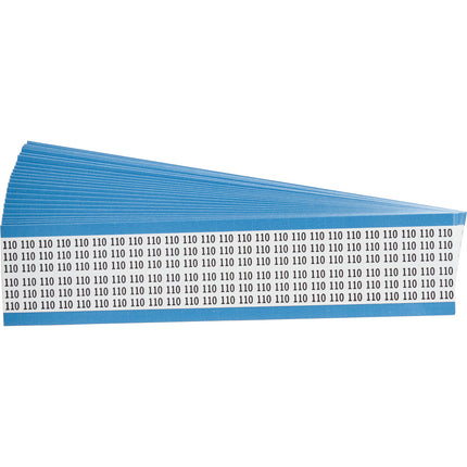 Numerical Legend Vinyl Cloth Wire Marking Cards