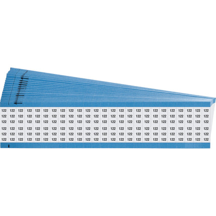 Numerical Legend Vinyl Cloth Wire Marking Cards
