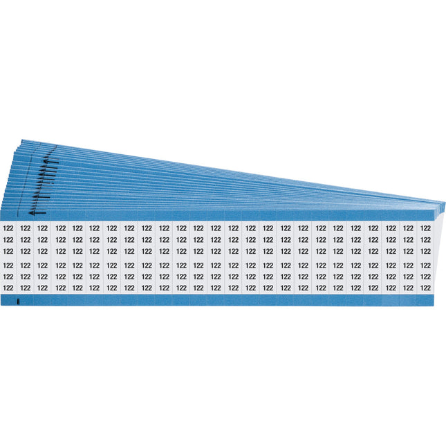 Numerical Legend Vinyl Cloth Wire Marking Cards