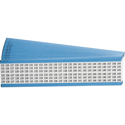 Consecutive Numbers Vinyl Cloth Wire Markers