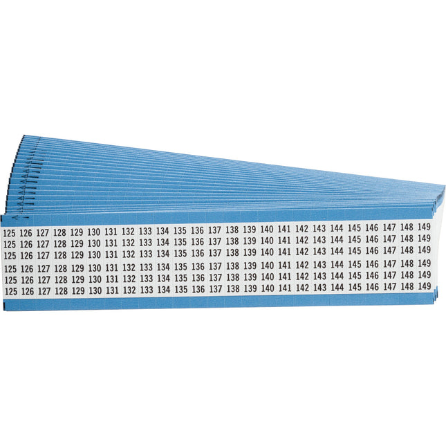 Consecutive Numbers Vinyl Cloth Wire Markers