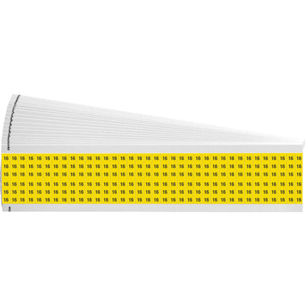 Numerical Legend Vinyl Cloth Wire Marking Coloured Cards