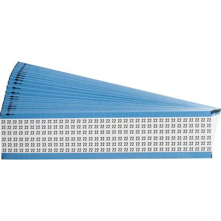 Numerical Legend Vinyl Cloth Wire Marking Cards