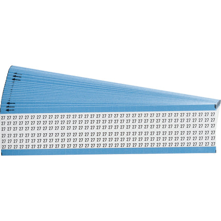 Numerical Legend Vinyl Cloth Wire Marking Cards