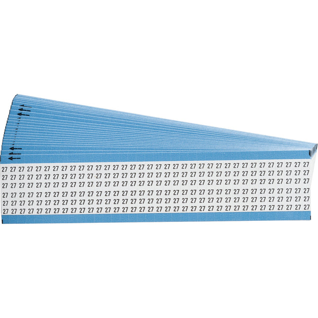 Numerical Legend Vinyl Cloth Wire Marking Cards