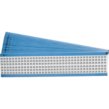 Numerical Legend Vinyl Cloth Wire Marking Cards