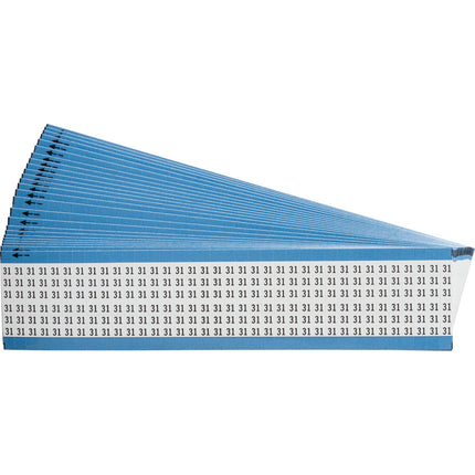 Numerical Legend Vinyl Cloth Wire Marking Cards