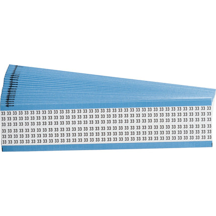 Numerical Legend Vinyl Cloth Wire Marking Cards
