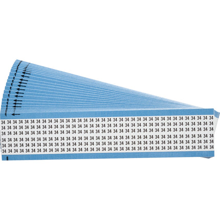 Numerical Legend Vinyl Cloth Wire Marking Cards