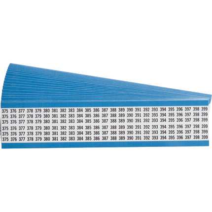 Consecutive Numbers Vinyl Cloth Wire Markers