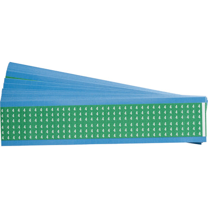 Numerical Legend Vinyl Cloth Wire Marking Coloured Cards