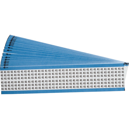 Numerical Legend Vinyl Cloth Wire Marking Cards