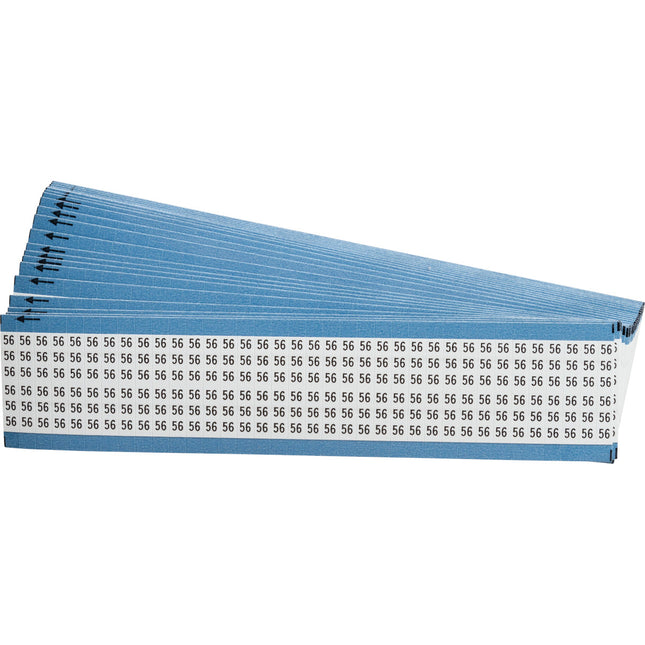 Numerical Legend Vinyl Cloth Wire Marking Cards