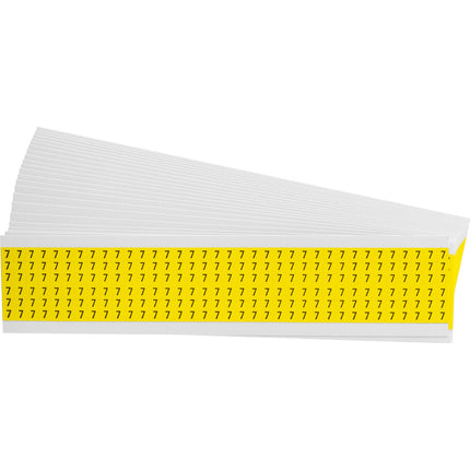 Numerical Legend Vinyl Cloth Wire Marking Coloured Cards