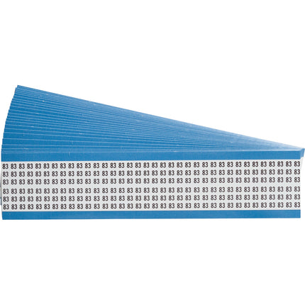 Numerical Legend Vinyl Cloth Wire Marking Cards