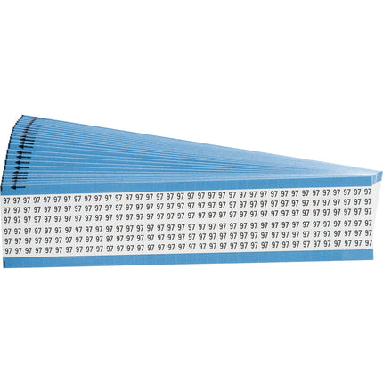 Numerical Legend Vinyl Cloth Wire Marking Cards