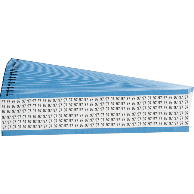Numerical Legend Vinyl Cloth Wire Marking Cards