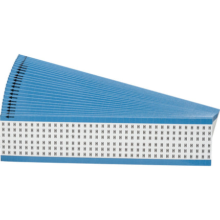 Upper Case Alphabetical Vinyl Cloth Wire Marking Cards