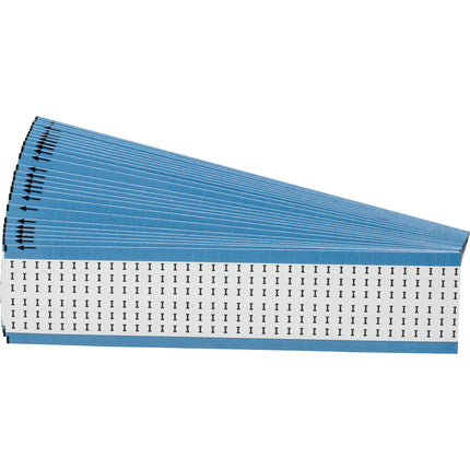 Upper Case Alphabetical Vinyl Cloth Wire Marking Cards