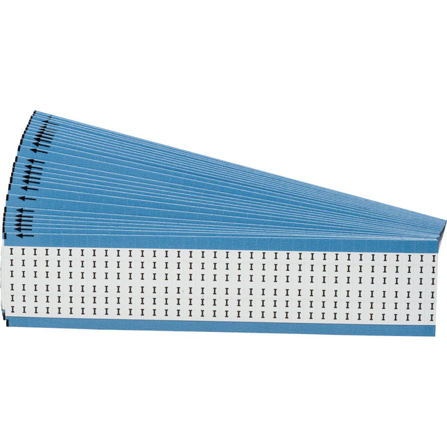Upper Case Alphabetical Vinyl Cloth Wire Marking Cards