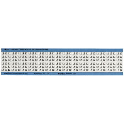 Machine Tool Numbers and Letters Cloth Wire Markers