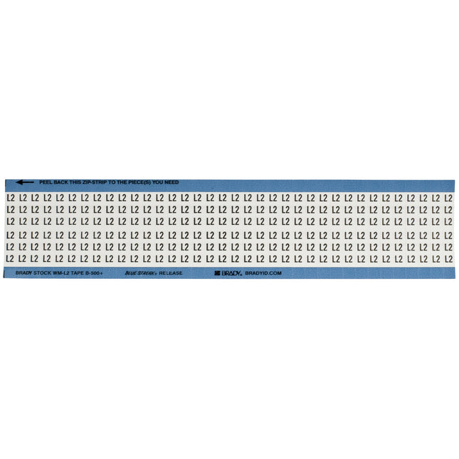 Machine Tool Numbers and Letters Cloth Wire Markers