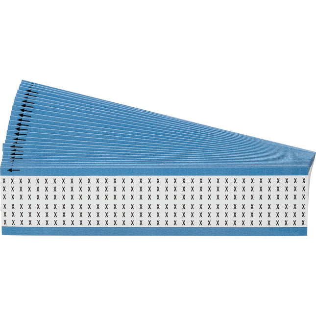 Upper Case Alphabetical Vinyl Cloth Wire Marking Cards